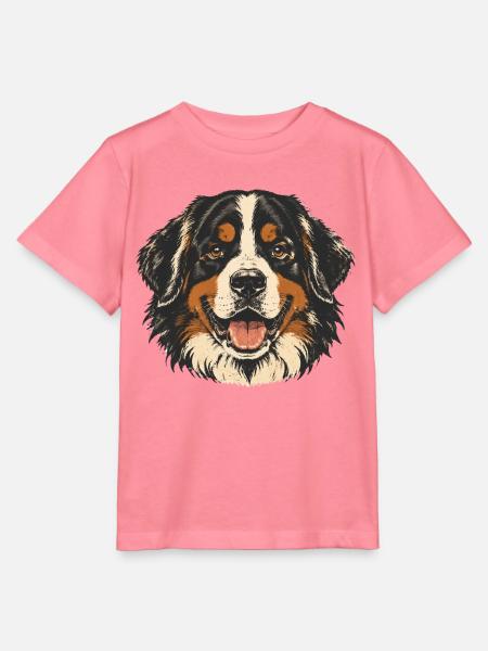 Alter-Berner Sennenhund - Stanley/Stella Kinder T-Shirt MINI CREATOR  - Pink 