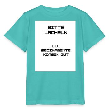 Keep Smiling - Stanley/Stella Kinder T-Shirt MINI CREATOR  - Poolblau - Vorne
