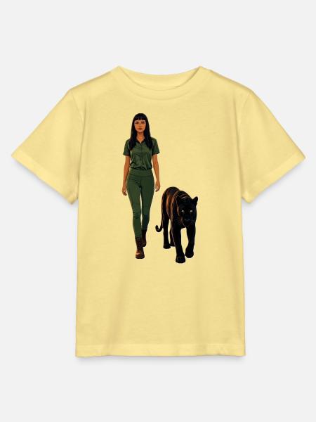 Panther - Stanley/Stella Kinder T-Shirt MINI CREATOR - Gelb Viva