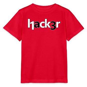 Hacker - Stanley/Stella Kinder T-Shirt MINI CREATOR  - Rot - Vorne - Jaiden (125cm)