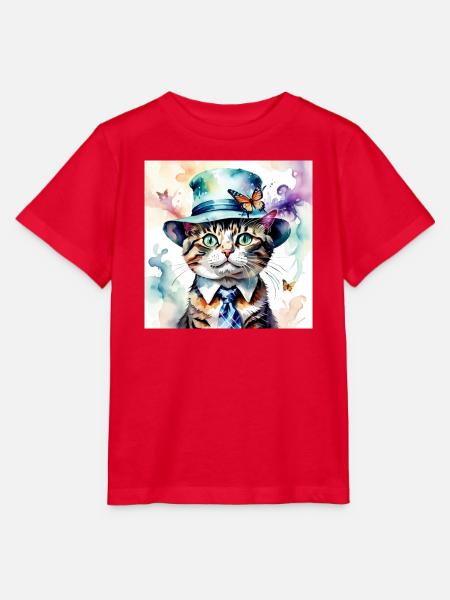 Monsieur Hercule - Stanley/Stella Kinder T-Shirt MINI CREATOR  - Rot