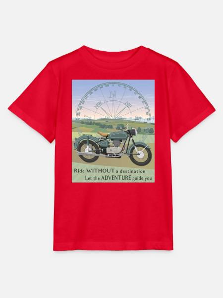 Motorradfahrt - Stanley/Stella Kinder T-Shirt MINI CREATOR  - Rot