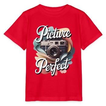 Picture Perfect - Stanley/Stella MINI CREATOR Kids’ T-Shirt - red - Front - Jaiden (125cm)