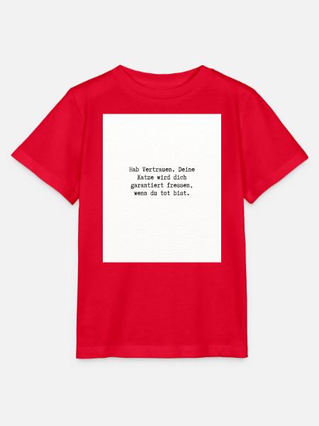 Hab Vertrauen - Stanley/Stella Kinder T-Shirt MINI CREATOR - Rot