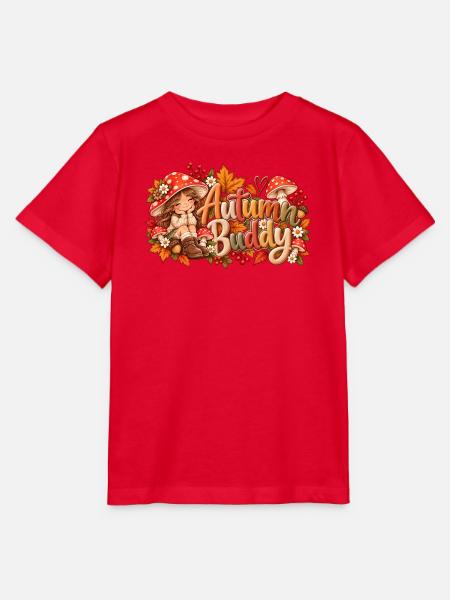 Autumn Buddy: Herbstfreunde - Stanley/Stella Kinder T-Shirt MINI CREATOR  - Rot