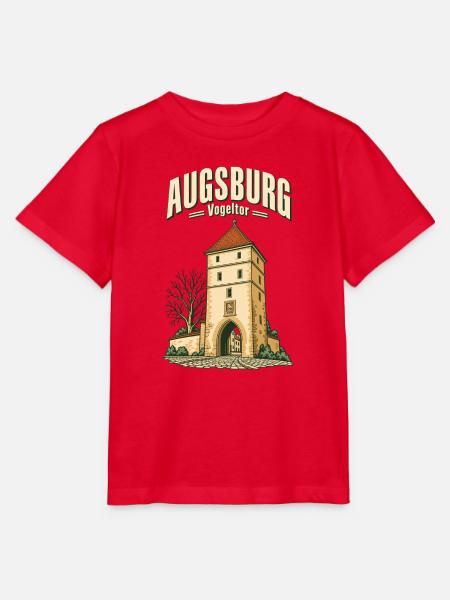 Augsburg Vogeltor - Stanley/Stella Kinder T-Shirt MINI CREATOR  - Rot