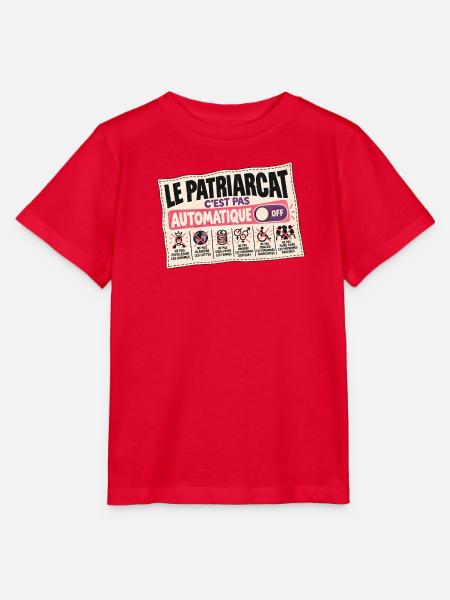 Das Patriarchat ist nicht automatisch - Stanley/Stella Kinder T-Shirt MINI CREATOR  - Rot