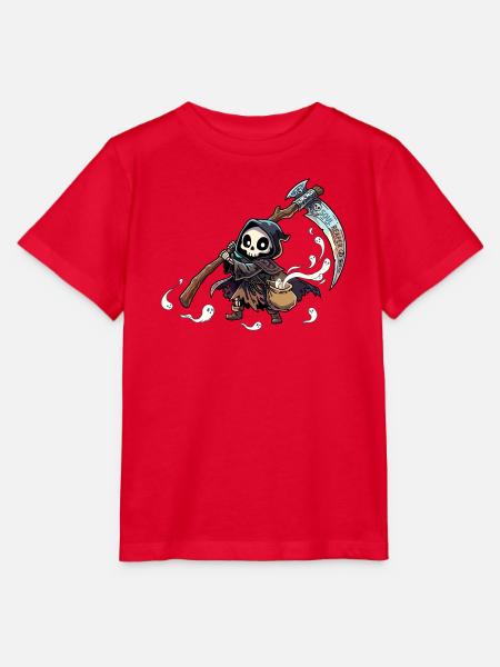Süßer kleiner Seelenschnitter mit Geistern - Stanley/Stella Kinder T-Shirt MINI CREATOR - Rot