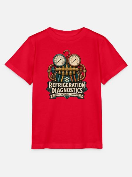 Refrigeration Diagnostics Klimaanlage - Stanley/Stella Kinder T-Shirt MINI CREATOR - Rot