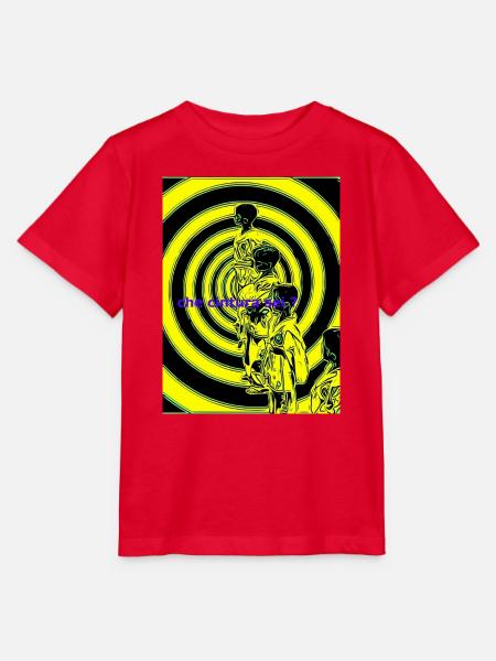Spirals Neonfiguren-Silhouette - Stanley/Stella Kinder T-Shirt MINI CREATOR  - Rot