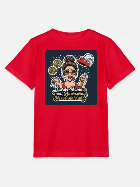 Garde-Mama – Taxi, Haarspray, Nerven - Stanley/Stella Kinder T-Shirt MINI CREATOR - Rot