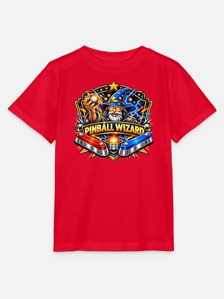Pinball Meisterzauber - Stanley/Stella Kinder T-Shirt MINI CREATOR - Rot