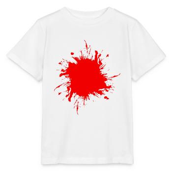 Fleck Farbe Gespritzt Schmutz Rot Blut - Stanley/Stella Kinder T-Shirt MINI CREATOR  - Weiß - Vorne - Maike (125cm)