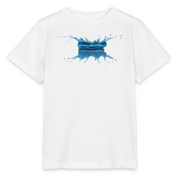 Water drop - Stanley/Stella MINI CREATOR Kids’ T-Shirt - white - Front - Maike (125cm)