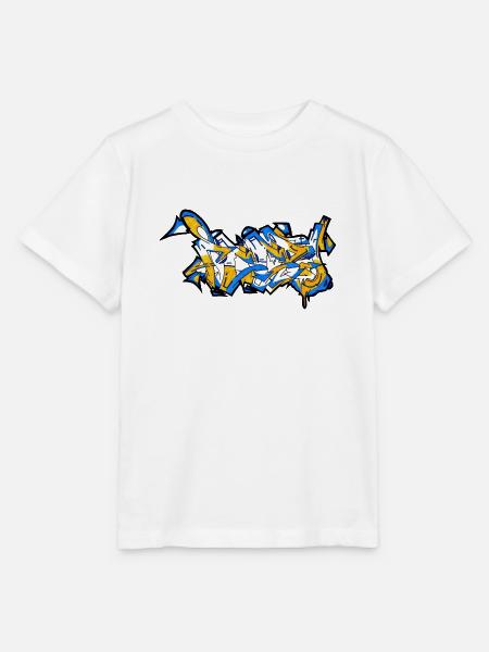 FCCZJ Graffiti - Stanley/Stella Kinder T-Shirt MINI CREATOR  - Weiß