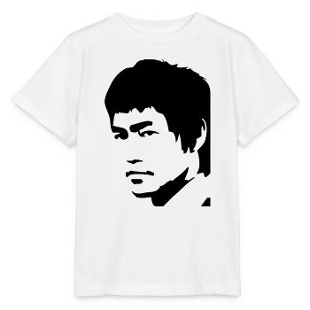 Bruce Lee die Legende - Stanley/Stella Kinder T-Shirt MINI CREATOR  - Weiß - Vorne - Maike (125cm)