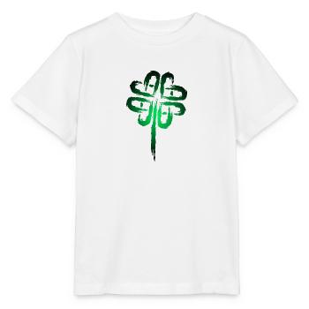 Kleeblatt Symbol Keltische Symbole - Stanley/Stella Kinder T-Shirt MINI CREATOR  - Weiß - Vorne - Maike (125cm)