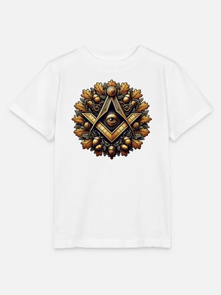 Freimaurer Logo - Stanley/Stella Kinder T-Shirt MINI CREATOR - Weiß