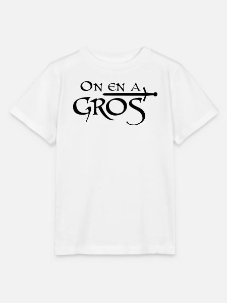 On en a gros - T-shirt bio MINI CREATOR Stanley/Stella Enfant - blanc