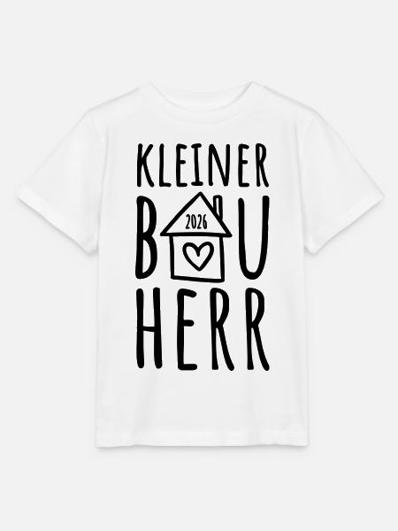Kleiner Bauherr 2026 - Stanley/Stella Kinder T-Shirt MINI CREATOR - Weiß