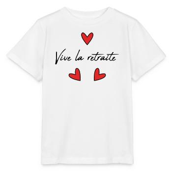 RETIREMENT. RETIREMENT. RETIRED. RETIREMENT - Stanley/Stella MINI CREATOR Kids’ T-Shirt - white - Front - Maike (125cm)