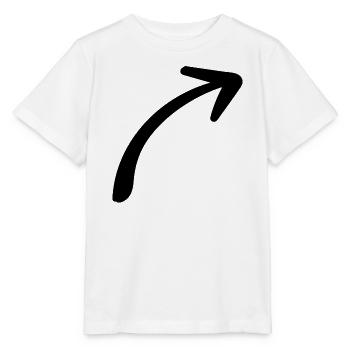 Pfeil - Pfeil - Stanley/Stella Kinder T-Shirt MINI CREATOR  - Weiß - Vorne - Maike (125cm)