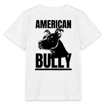 American Bully King - Der Herrscher der Straße - Stanley/Stella Kinder T-Shirt MINI CREATOR  - Weiß - Vorne - Maike (125cm)