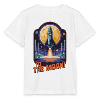 To The Moon - Stanley/Stella MINI CREATOR Kids’ T-Shirt - white - Front - Maike (125cm)