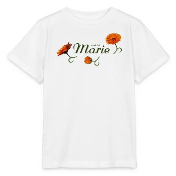 Marie Geburtstag Marie Namenstag Marie - Stanley/Stella Kinder T-Shirt MINI CREATOR  - Weiß - Vorne - Maike (125cm)