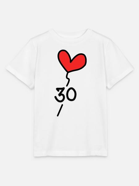 30 JAHRE. 30-jähriges JUBILÄUM. JUBILÄUM 30 JAHRE. 30 - Stanley/Stella Kinder T-Shirt MINI CREATOR - Weiß
