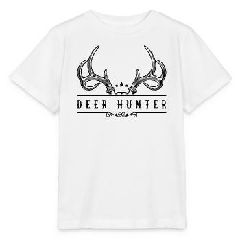 Deer Hunting 3 - Stanley/Stella Kinder T-Shirt MINI CREATOR  - Weiß - Vorne - Maike (125cm)