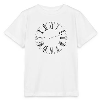 Roman clock - Stanley/Stella MINI CREATOR Kids’ T-Shirt - white - Front - Maike (125cm)