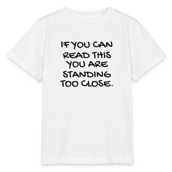 Mundschutz lustig Spruch - lustige Sprüche - Stanley/Stella Kinder T-Shirt MINI CREATOR  - Weiß - Vorne - Maike (125cm)