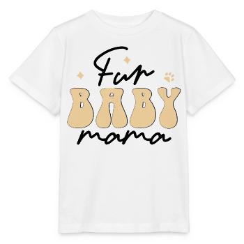 Pelz Baby Mama - Stanley/Stella Kinder T-Shirt MINI CREATOR  - Weiß - Vorne - Maike (125cm)