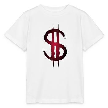 Dollarzeichen Dollar Geld Symbol - Stanley/Stella Kinder T-Shirt MINI CREATOR  - Weiß - Vorne - Maike (125cm)