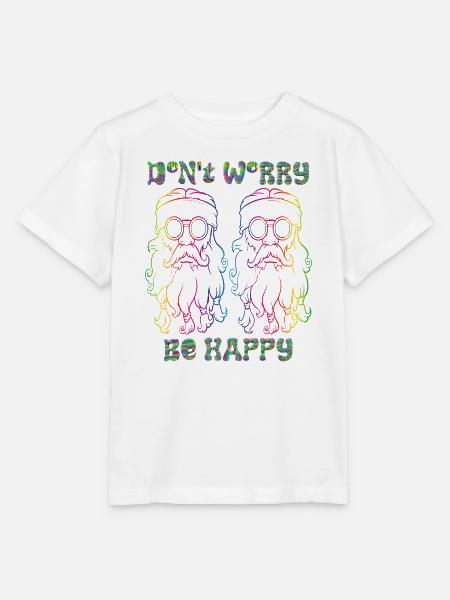 Psychedelische Hippies - Stanley/Stella Kinder T-Shirt MINI CREATOR  - Weiß