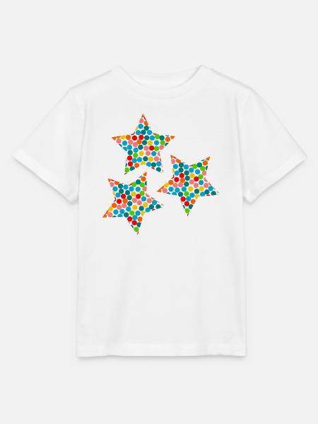 STERN. STERNE. STERN. STERNE. FEST. JAHRESTAG - Stanley/Stella Kinder T-Shirt MINI CREATOR - Weiß
