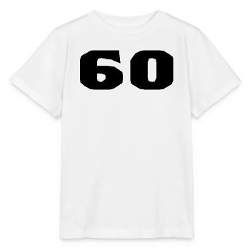 60. 60 JAHRE. 60-JÄHRIGES JUBILÄUM. 60. GEBURTSTAG. - Stanley/Stella Kinder T-Shirt MINI CREATOR  - Weiß - Vorne - Maike (125cm)