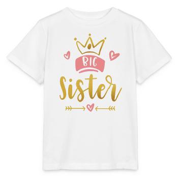 Big Sister Announcement – Baby & Kids Clothes - Stanley/Stella MINI CREATOR Kids’ T-Shirt - white - Front - Maike (125cm)