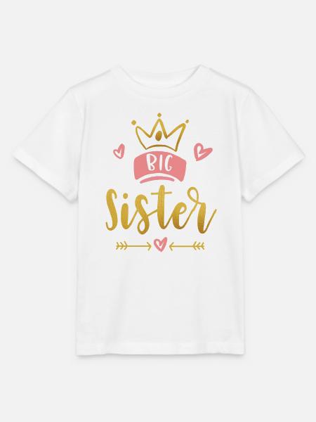 Big Sister Announcement – Baby & Kids Clothes - Stanley/Stella MINI CREATOR Kids’ T-Shirt - white
