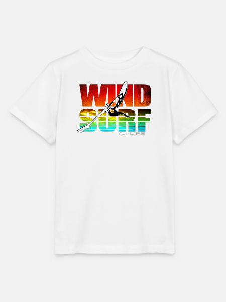 Windsurfen fürs Leben - Stanley/Stella Kinder T-Shirt MINI CREATOR - Weiß