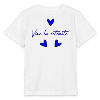 RETIREMENT. RETIREMENT. RETIRED. RETIREMENT - Stanley/Stella MINI CREATOR Kids’ T-Shirt - white - Front - Maike (125cm)