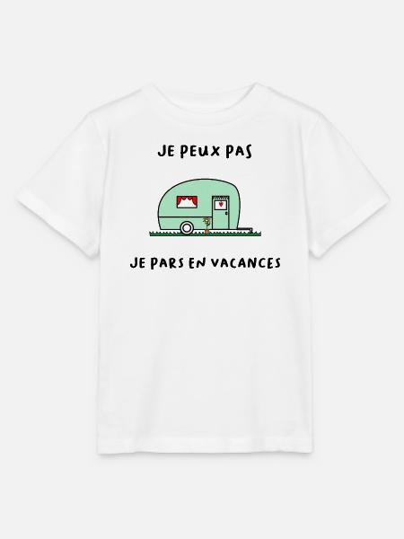 ICH KANN NICHT. - Urlaub. ES LEBE DER URLAUB. URLAUB - Stanley/Stella Kinder T-Shirt MINI CREATOR  - Weiß