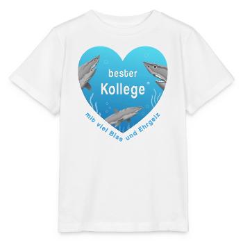 bester Kollege - Stanley/Stella Kinder T-Shirt MINI CREATOR  - Weiß - Vorne - Maike (125cm)