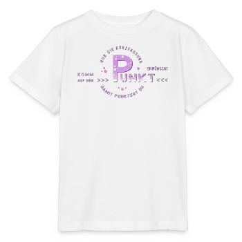 zum Punkt kommen - Stanley/Stella Kinder T-Shirt MINI CREATOR  - Weiß - Vorne - Maike (125cm)