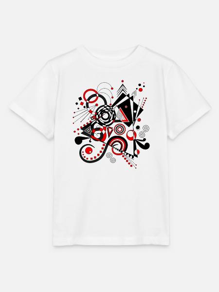 Abstrakte Kunst - Stanley/Stella Kinder T-Shirt MINI CREATOR  - Weiß