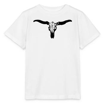 tierschädel rind - Stanley/Stella Kinder T-Shirt MINI CREATOR  - Weiß - Vorne - Maike (125cm)