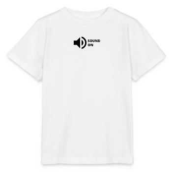 Ton am Lautsprecher - Stanley/Stella Kinder T-Shirt MINI CREATOR  - Weiß - Vorne - Maike (125cm)