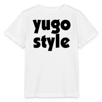 Yugo style - united style of Balkan - Stanley/Stella MINI CREATOR Kids’ T-Shirt - white - Front - Maike (125cm)