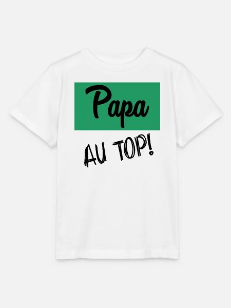 PAPA - Stanley/Stella Kinder T-Shirt MINI CREATOR  - Weiß